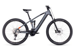 VTT ÉLECTRIQUE TOUT-SUSPENDU CUBE STEREO HYBRID 120 PRO 625 SHIMANO DEORE 12V 625 WH 29'' GRIS FLASH 2023