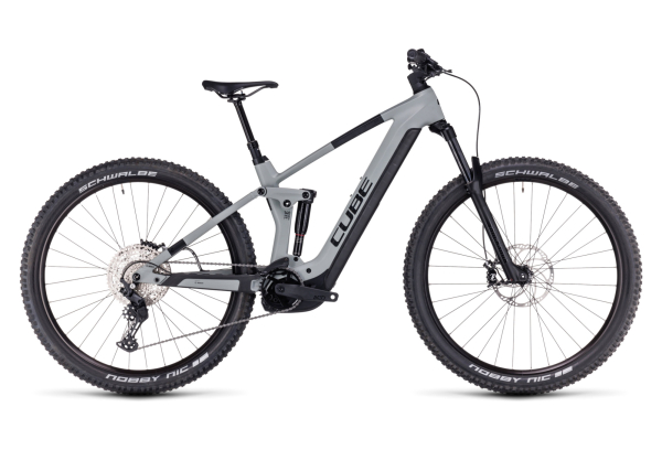 CUBE STEREO HYBRID 140 HPC PRO 750 SHIMANO DEORE 11V 750 WH 29'' GRIS VERT SWAMP 2023