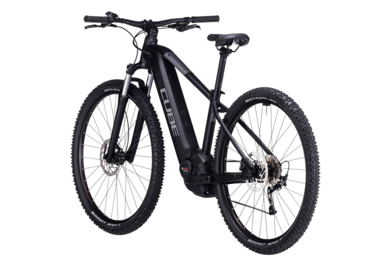 VTT ÉLECTRIQUE SEMI-RIGIDE CUBE REACTION HYBRID PERFORMANCE 500 SHIMANO ALIVIO 9V 500 WH 29'' NOIR 2023 – Image 5